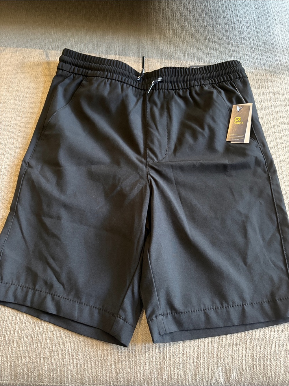 GAP Black Athletic Drawstring Shorts